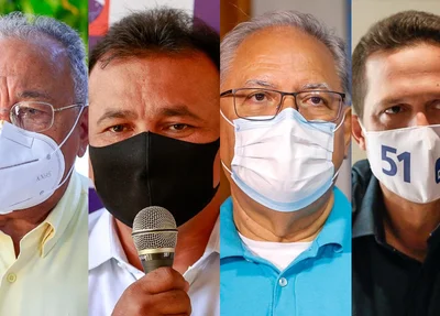 Dr. Pessoa (MDB), Fábio Abreu (PL), Kleber Montezuma (PSDB) e Major Diego (Patriota)