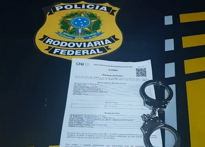 Mandado de prisão cumprido pela PRF-PI