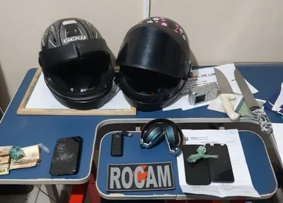Materiais apreendidos pela Polícia Militar de Picos
