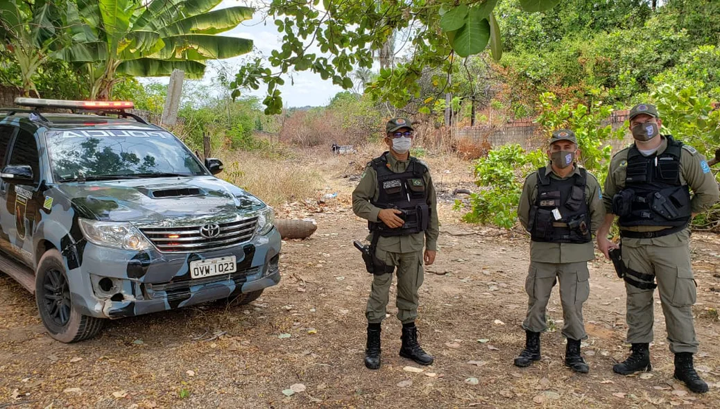 Policiais do 5º Batalhão da Polícia Militar