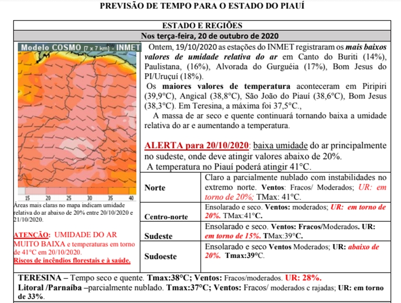 Alerta da Semar