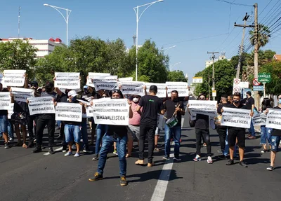 Manifestação na Avenida Frei Serafim