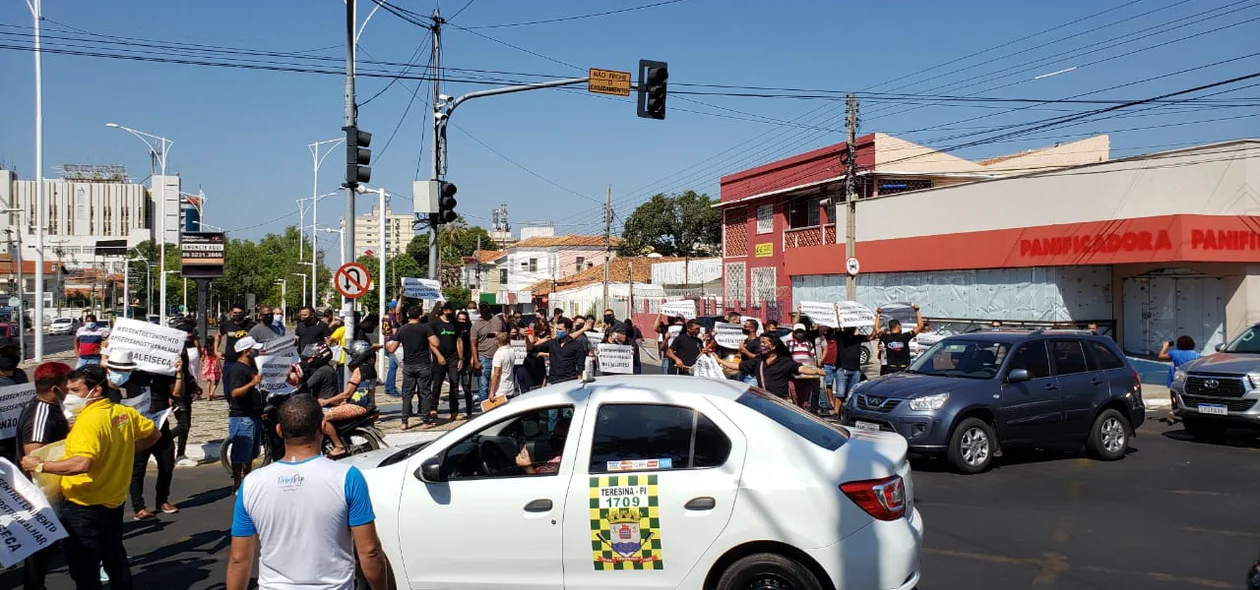 Trânsito congestionado