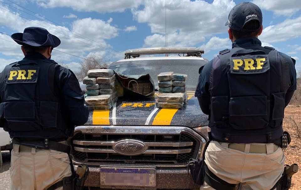 Droga apreendida pela PRF em Teresina