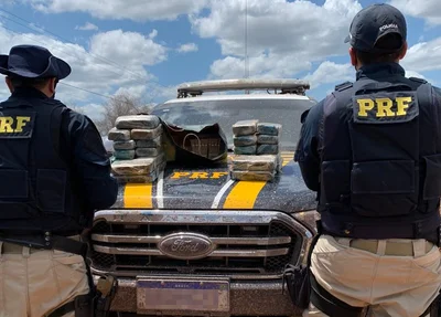 Droga apreendida pela PRF em Teresina