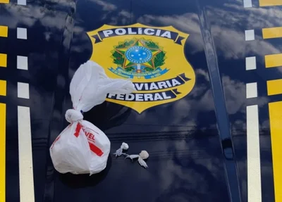 Material apreendido em ação da PRF com a Polícia Civil