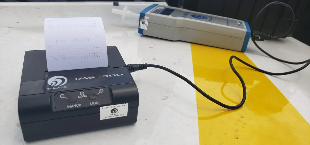 Teste do bafômetro realizado na jovem deu negativo