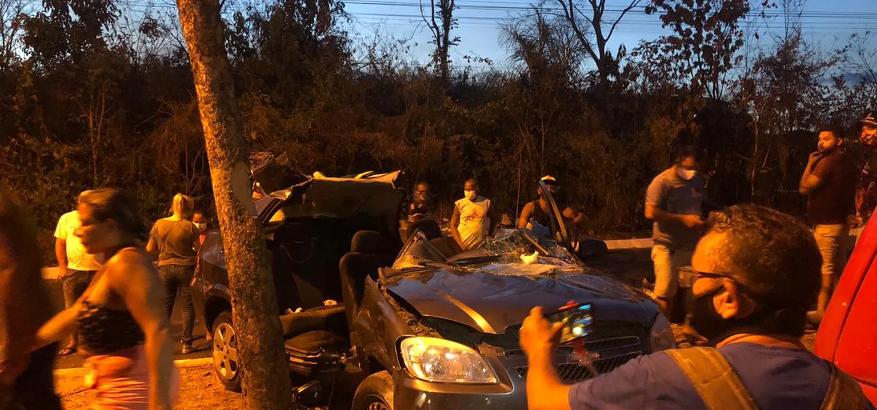 Acidente na Av. Zequinha Freire