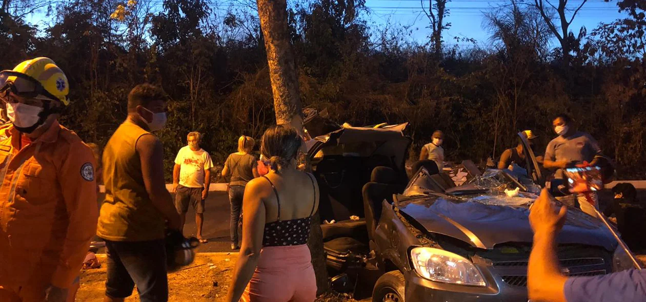 Acidente na Avenida Zequinha Freire