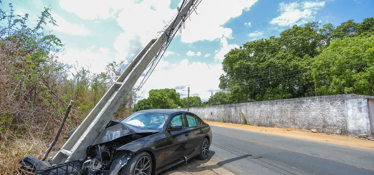 O motorista do veículo não ficou ferido