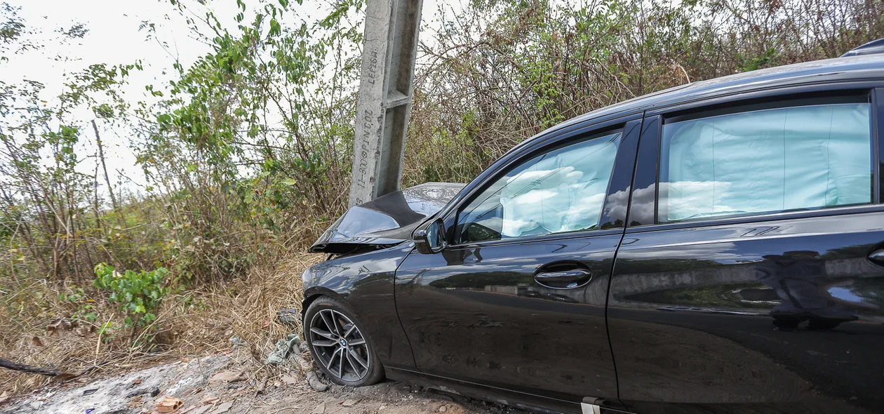 Os airbags do veículos foram acionados