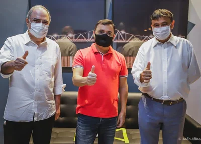 Osmar Júnior, Fábio novo e Wellington Dias