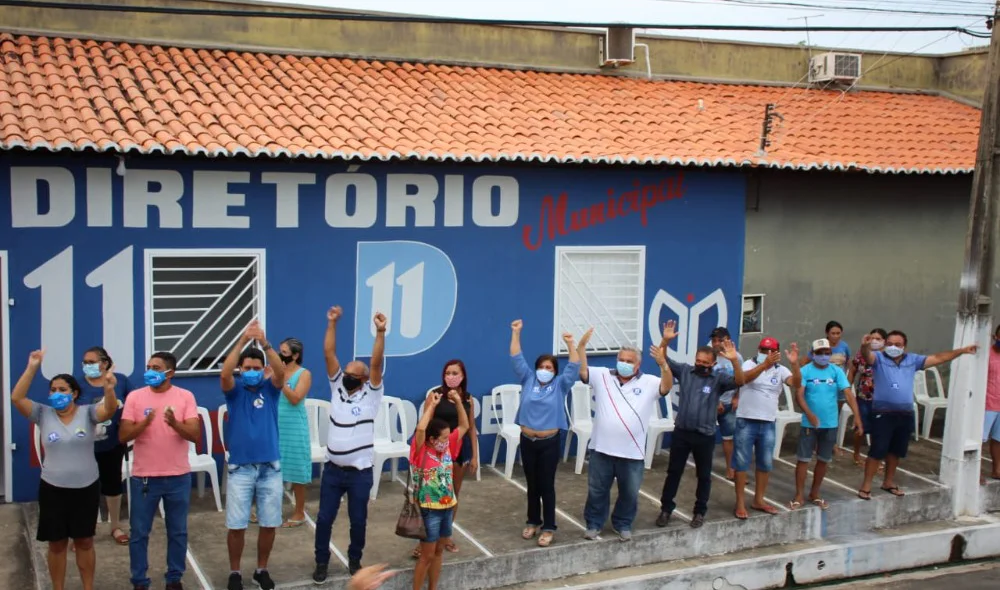 Lideranças no diretório do PP em Lagoinha