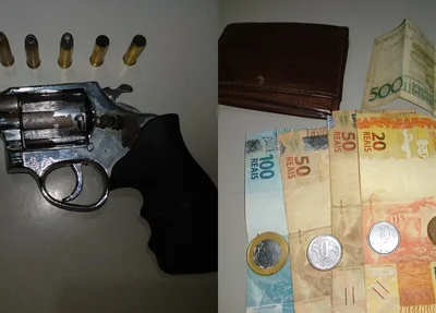 Material apreendido pela Polícia Militar na zona sudeste de Teresina