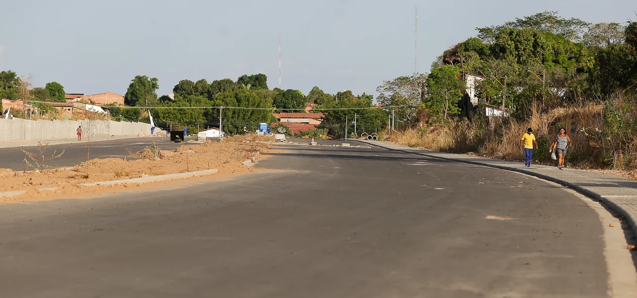 obra está em ritmo acelerado