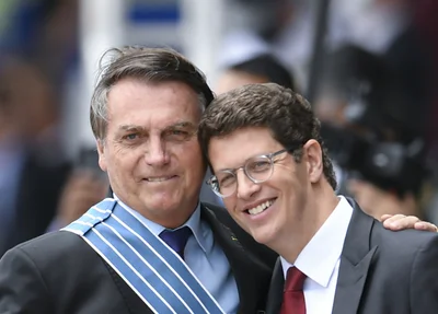 Bolsonaro e Ricardo Salles