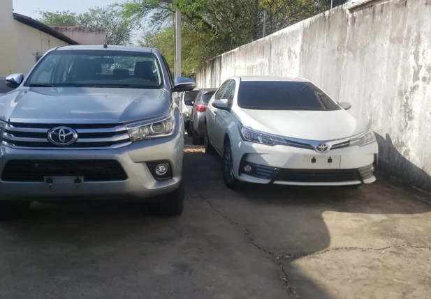 Hilux e Corolla recuperados