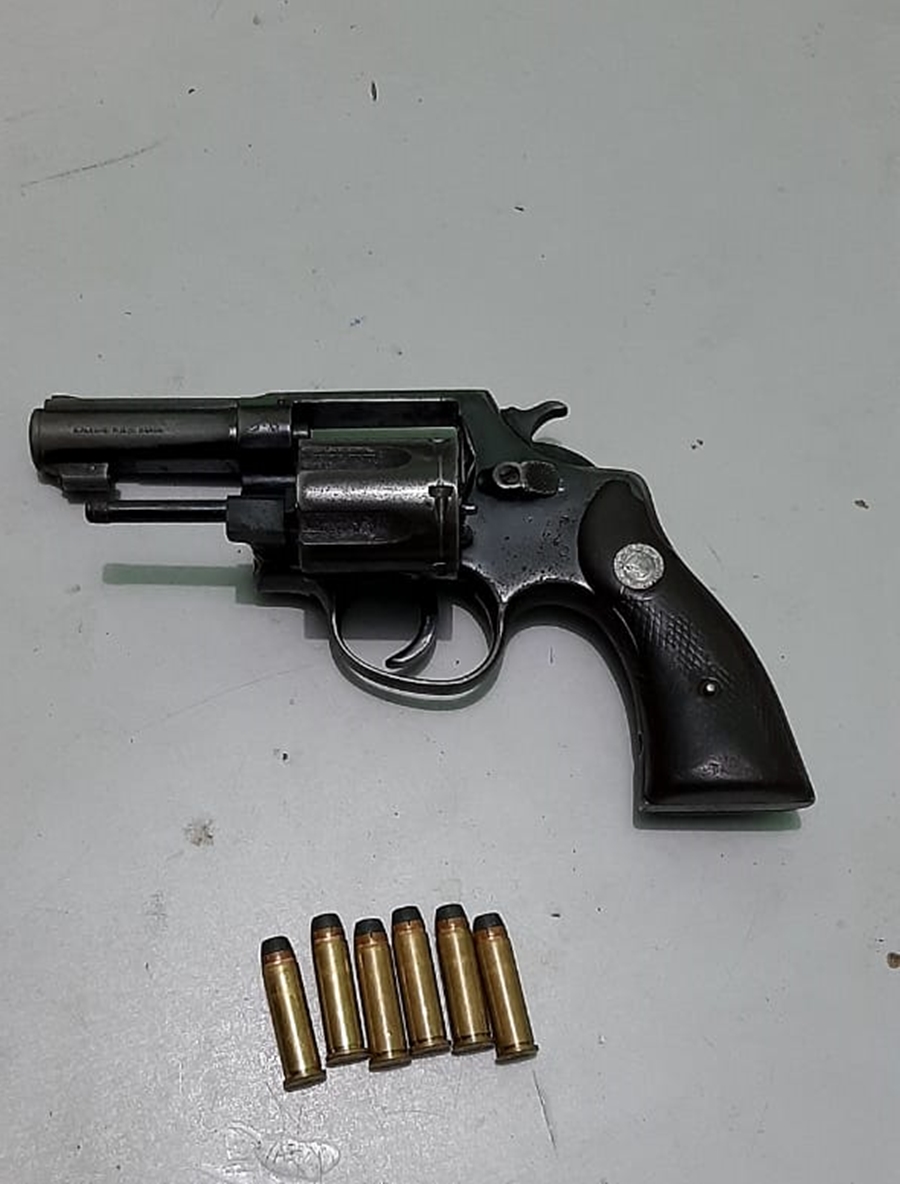 Arma de fogo apreendida pela Polícia Militar