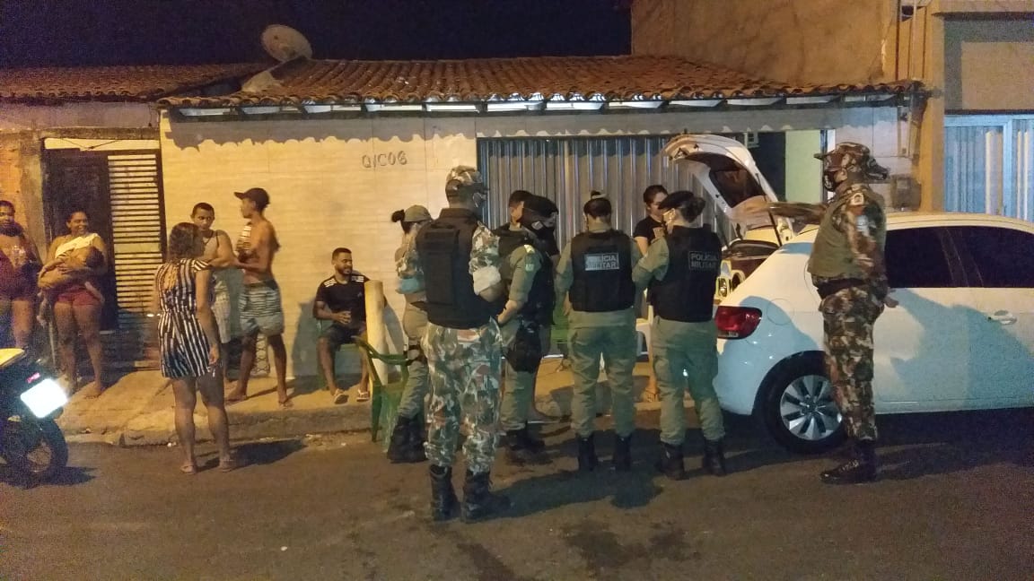 Polícia Militar durante Operação Lei Seca