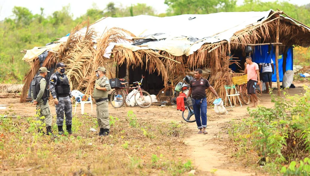 PM em reintegração de posse na zona leste de Teresina