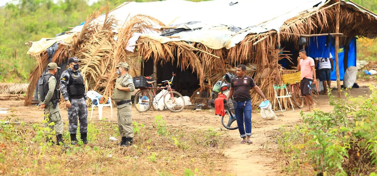 PM em reintegração de posse na zona leste de Teresina