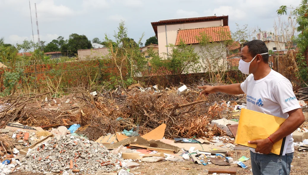 Francinaldo de Sousa Filho, presidente da Associação de Moradores