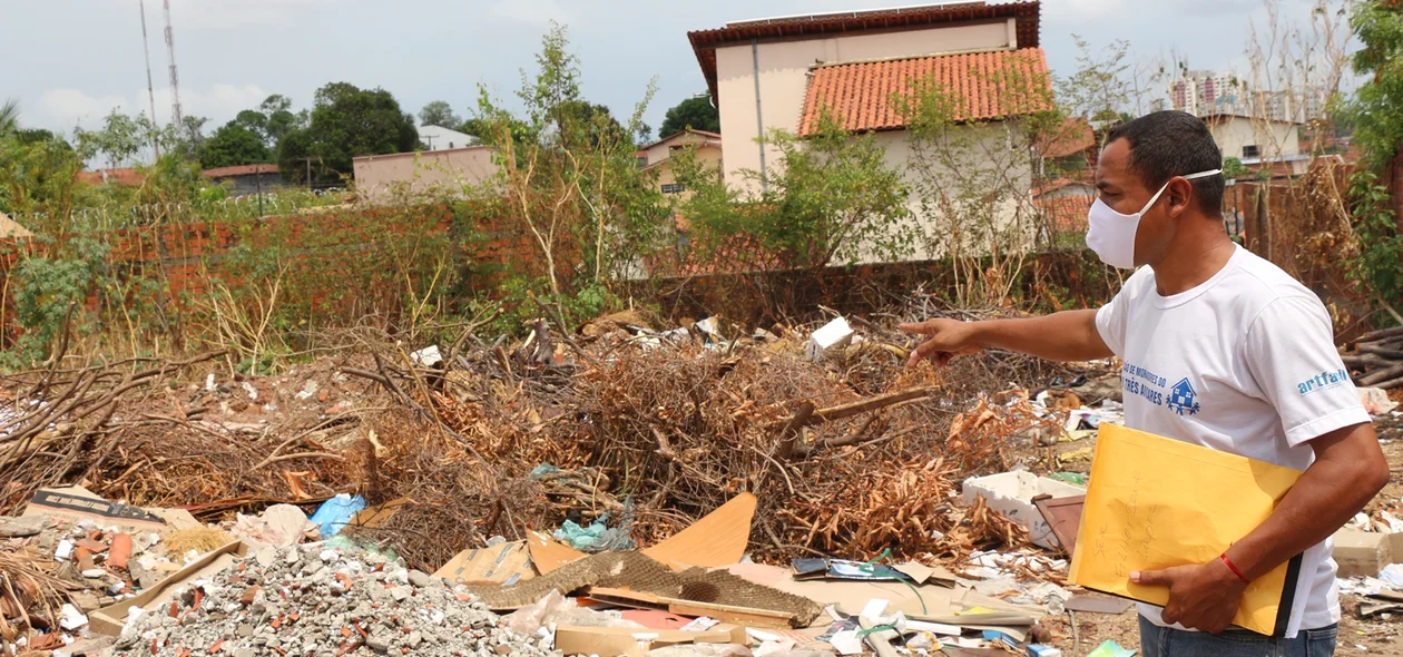 Francinaldo de Sousa Filho, presidente da Associação de Moradores