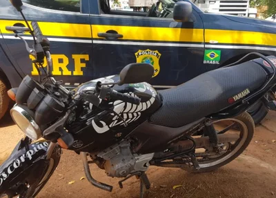 Motocicleta apreendida