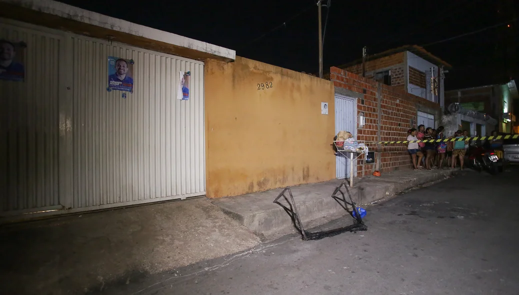 Casa onde o corpo do jovem foi encontrado 
