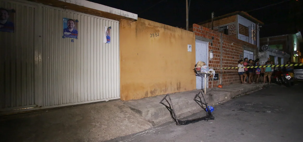 Casa onde o corpo do jovem foi encontrado 