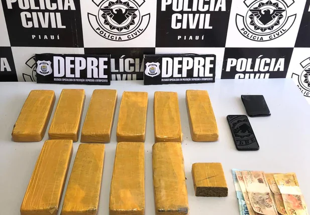Droga apreendida pela DEPRE