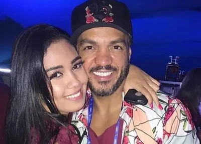 Cantor Belo e sua filha Isadora Alkimin Vieira
