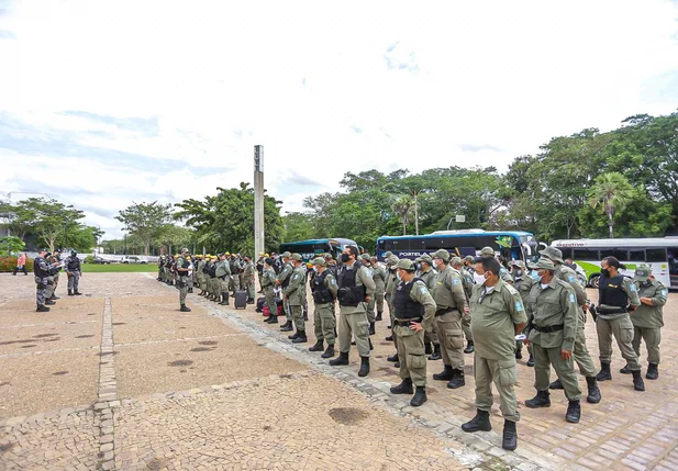 Tropa com 1.400 PMs vai reforçar eleições no interior do Piauí