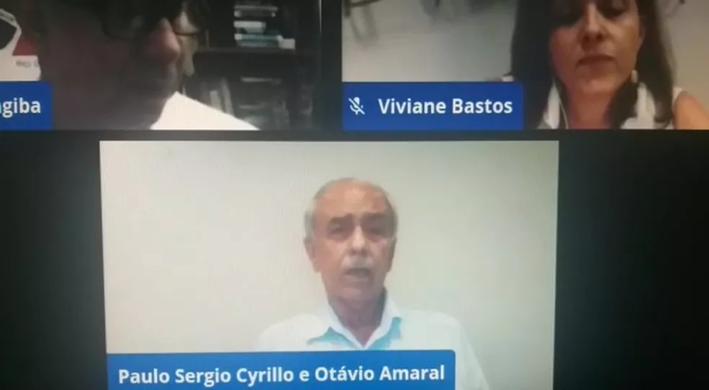 Paulo Sérgio Cyrillo estava participando de uma entrevista virtual
