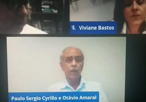 Paulo Sérgio Cyrillo estava participando de uma entrevista virtual