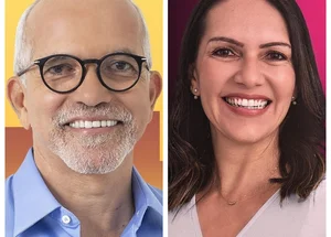Edvaldo e delegada Daniela