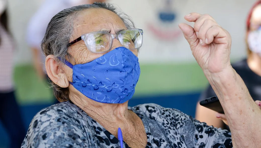 Idosa Rita Rodrigues