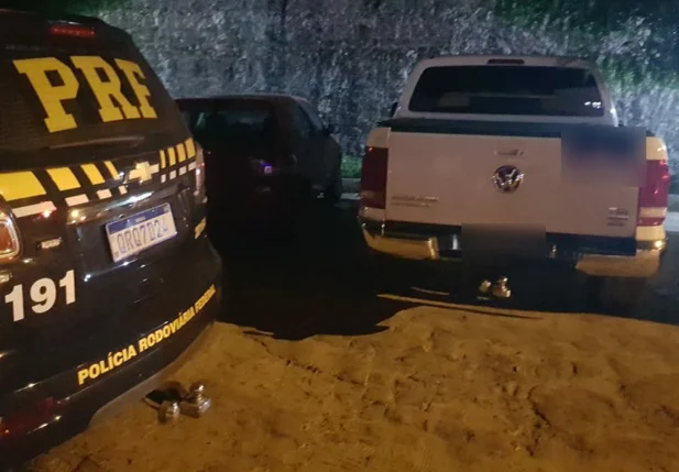 Veículo em que os R$ 23 mil estava sendo transportado