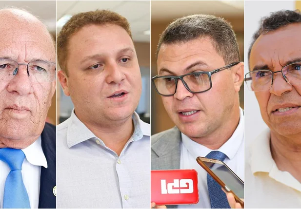 Edson Melo, Venâncio Cardoso, Gustavo de Carvalho e Paulo Lopes