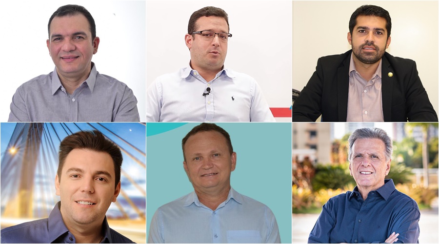 Vinício Ferreira; Alan Brandão; Bruno Vilarinho; Markim Costa; e Capitão Roberval Queiroz e Renato Berger
