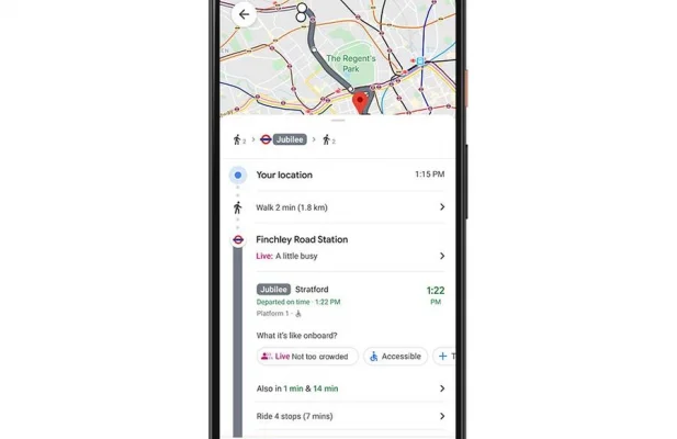 Google Maps vai mostrar ao vivo se ônibus ou metrô estão lotados 