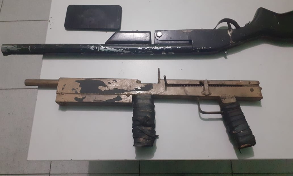 Armas apreendidas na zona sudeste de Teresina