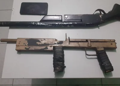 Armas apreendidas na zona sudeste de Teresina