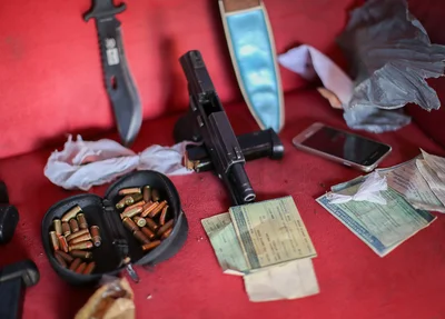 Materiais apreendidos pela Polícia Civil
