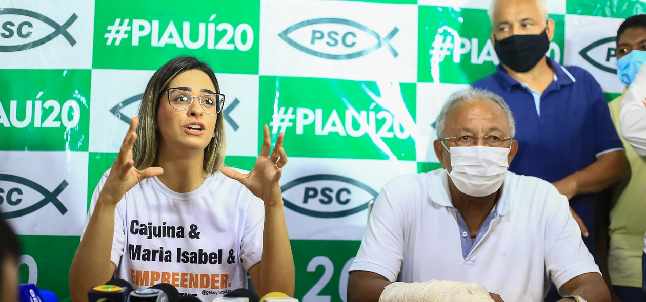 Gessy Fonseca ao lado de Dr. Pessoa