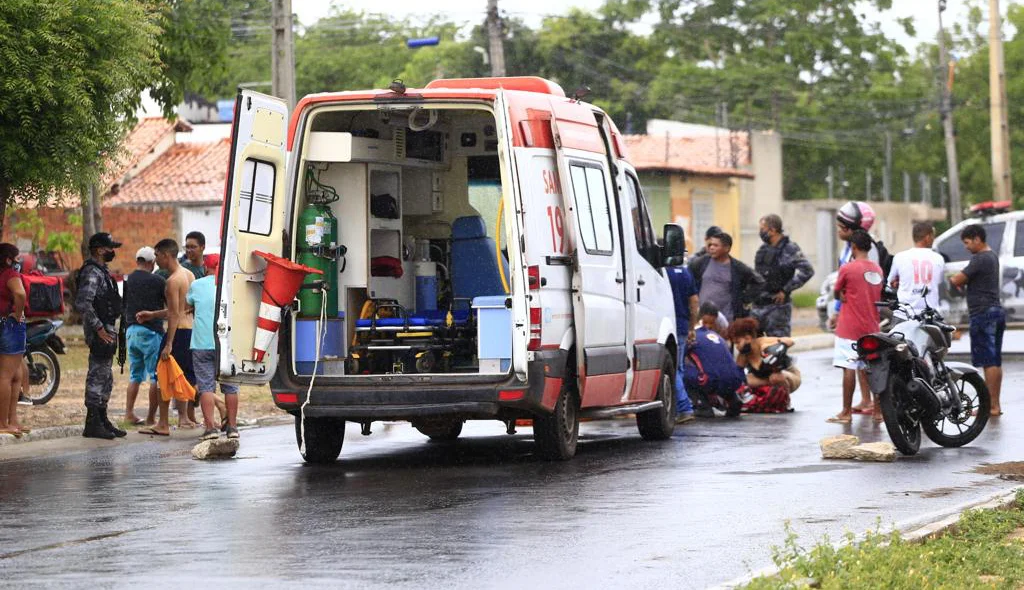 Elementos são socorridos pelo SAMU em Teresina