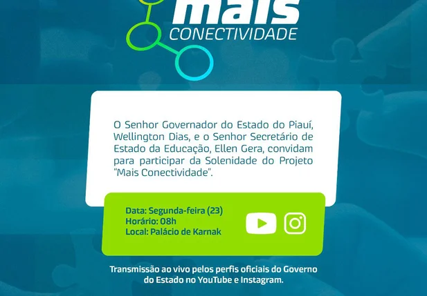 Governo do Piauí distribuirá 140 mil chips com internet a estudantes