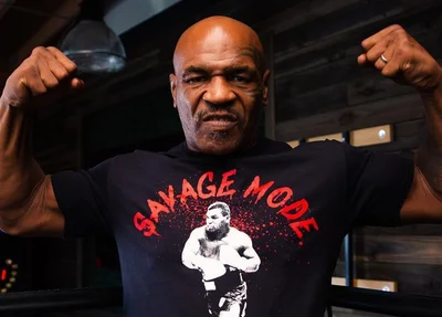 Boxeador Mike Tyson, aos 54 anos