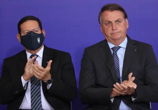 Hamilton Mourão e Jair Bolsonaro