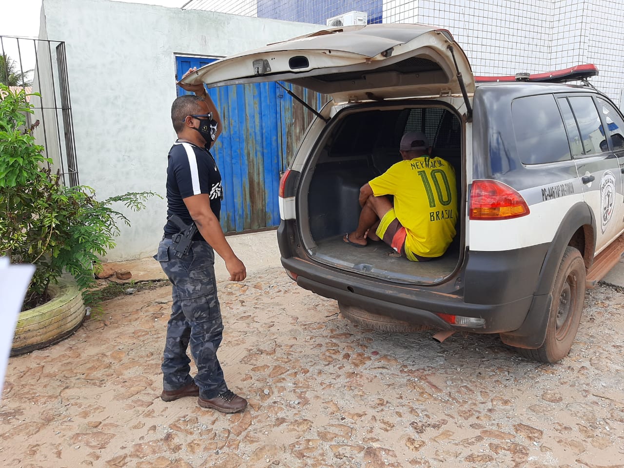 Suspeito foi conduzido para a Central de Flagrantes de Timon